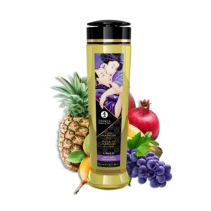 Huile de massage érotique – Libido – Fruits exotiques – 240 ml