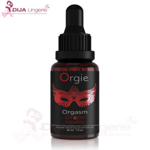 Gouttes stimulantes pour clitoris Orgie Orgasm Drops Kissable – 30 ml