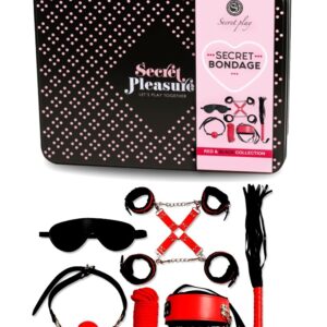 Secret Bondage Rouge/Noir Coffret couple